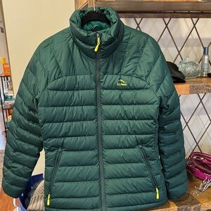 L.L. Bean Women’s Forest Green Puffer Coat